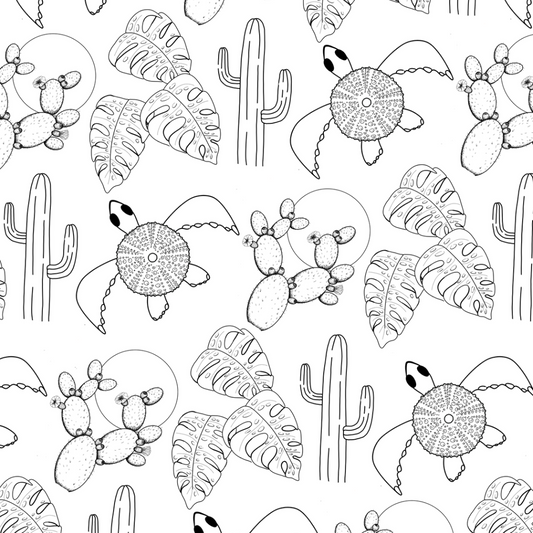 Colour In Gift Card “Colour Me Curious" (Westcoast Pattern)