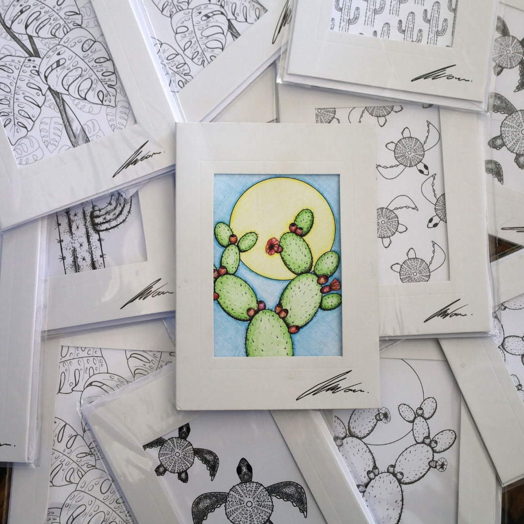 Colour in gift cards