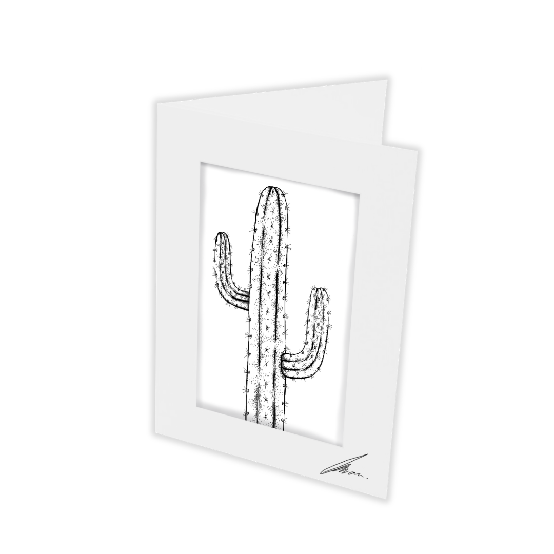 Colour In Gift Card ““Colour Me Curious" (Cactus)