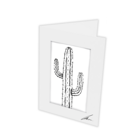 Colour In Gift Card ““Colour Me Curious" (Cactus)