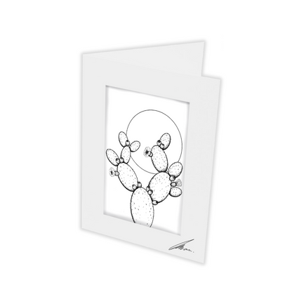 Colour In Gift Card “Colour Me Curious" (Prickly Pear Sunset)