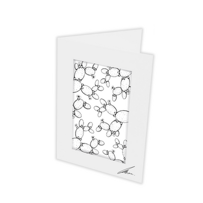 Colour In Gift Card “Colour Me Curious" (Prickly Pear Small Pattern)