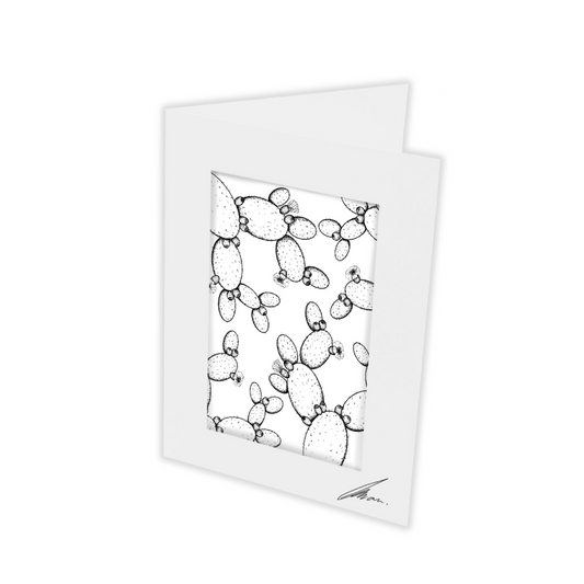 Colour In Gift Card “Colour Me Curious" (Prickly Pear Large Pattern)