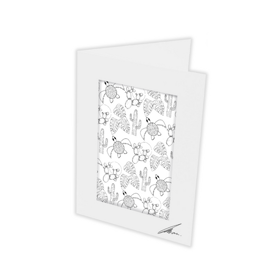 Colour In Gift Card “Colour Me Curious" (Westcoast Pattern)