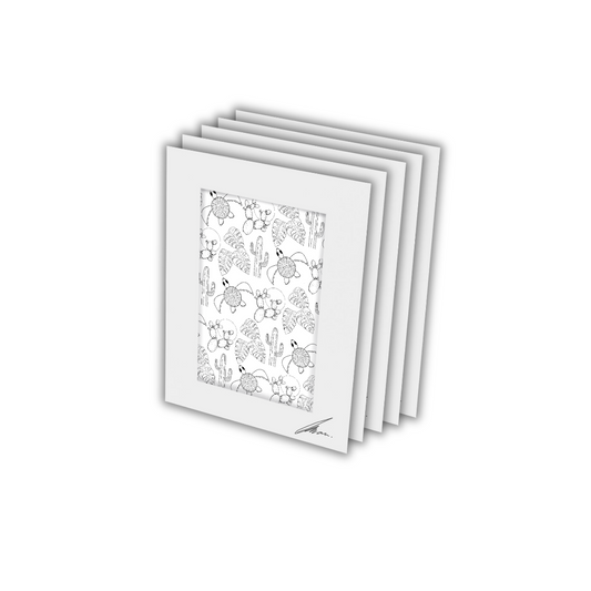 Colour In Gift Card Pack “Colour Me Curious" (Random Selection) x5 Cards