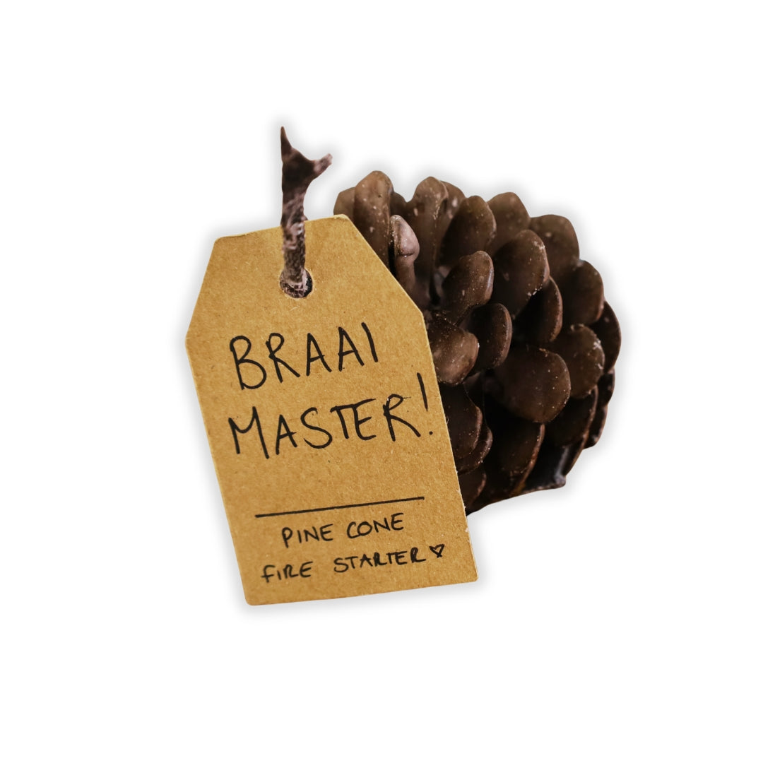 Pinecone Fire Lighter “Baby Light My Fire” (Hand Made) Single